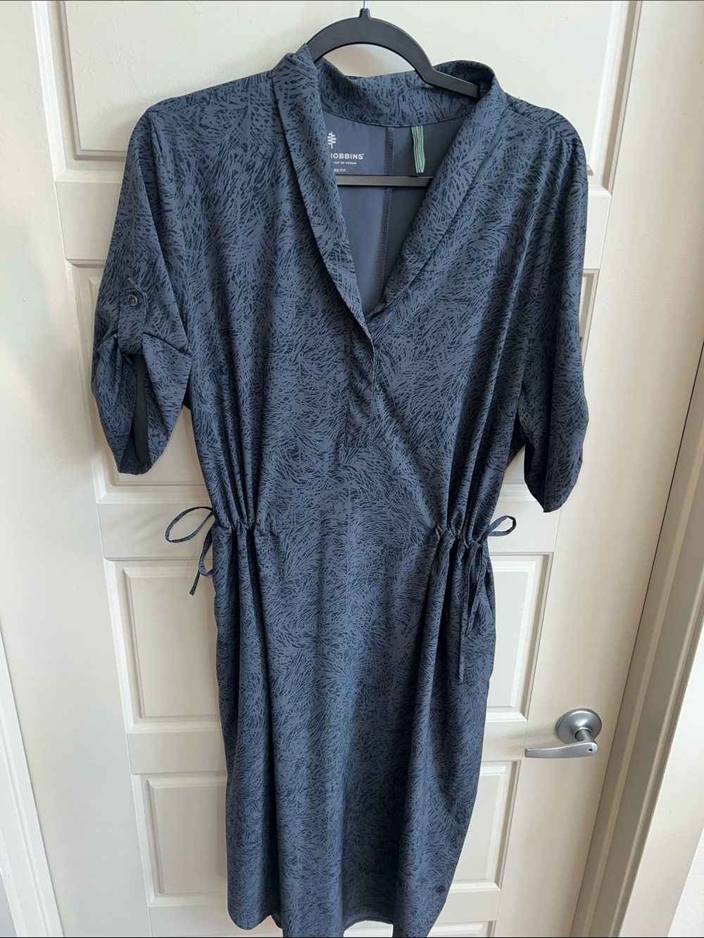 Royal Robbins WOMEN'S SPOTLESS TRAVELER DRESS Sz XL summer market travel walking - Picture 2 of 11